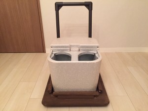 Foot bath carry cart3